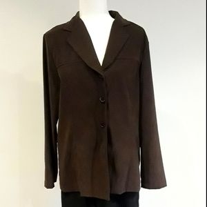 Brown blazer jacket